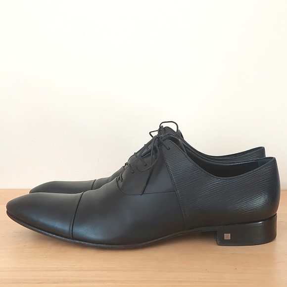 Louis vuitton black leather lace-up Oxford shoes - Picture 3 of 16